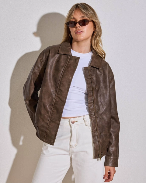 Harley Faux Leather Jacket