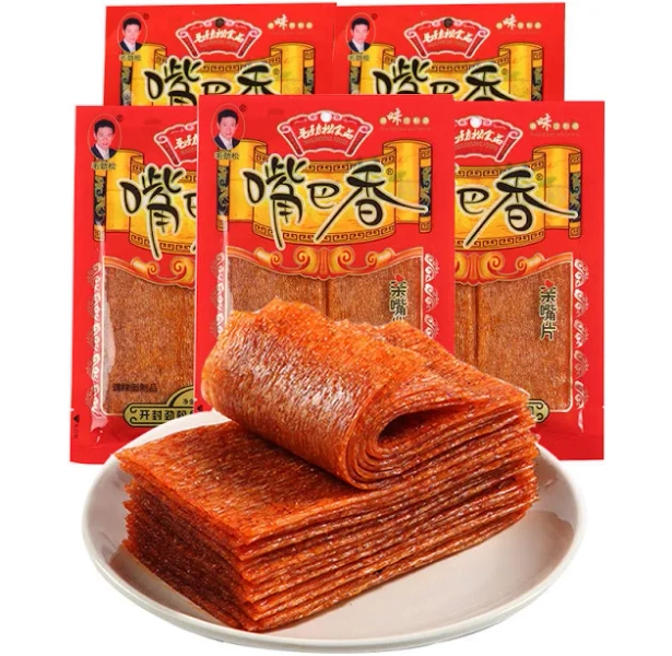 Zuibaxiang Latiao Large-Sheet Spicy Strips 5 Pack 400g