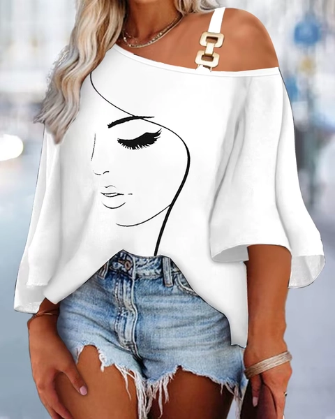 Women Summer Ruffles Short Sleeve Loose T Shirt Chic Elegant Solid O Neck Tops Casual Simple All Match Tee Streetwear Blouse - AliExpress 200000345