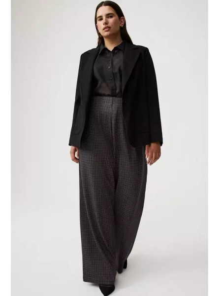 Pull-On Wide-Leg Lightweight Ponte Pant