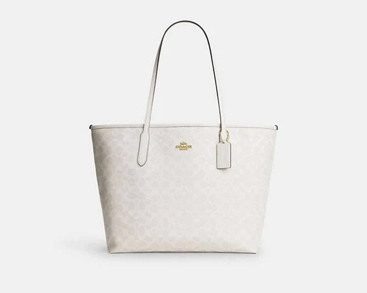 Coach Women's City Tote Bag in Signature Canvas