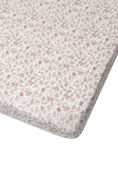 Muslin Fitted Crib Sheet - Hedgehog Forest – LOULOU LOLLIPOP US