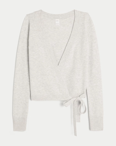Gilly Hicks Sweater-Knit Multi-Way Wrap Top