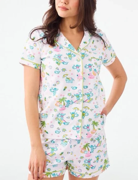 Roller Rabbit Cotton Polo Pajamas