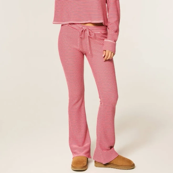 Hollister Gilly Hicks Waffle Bootcut Pants