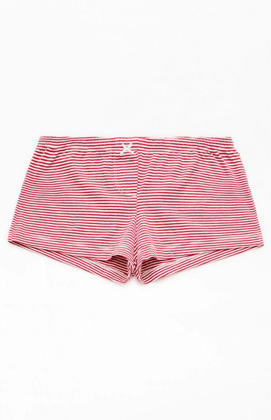 Red Striped Boxer Boyshorts