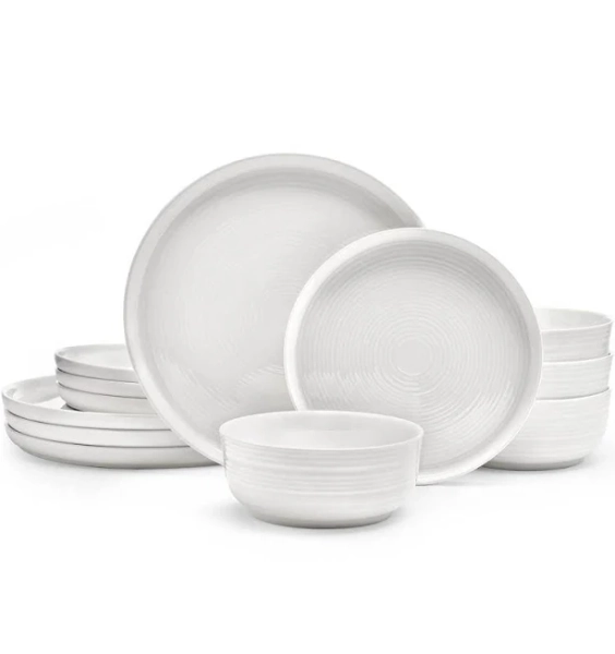 Mikasa Callie 12-Piece Bone China Dinnerware Set