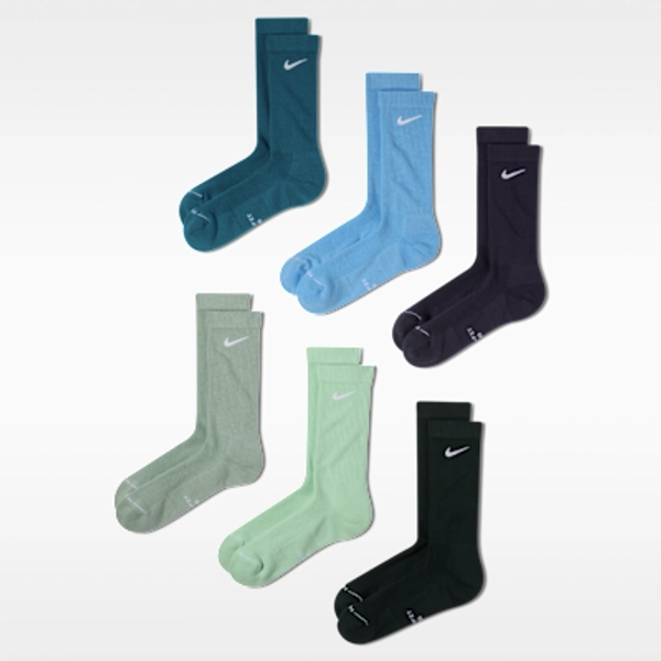 Nike Everyday Elevated Crew Socks (6 Pairs)
