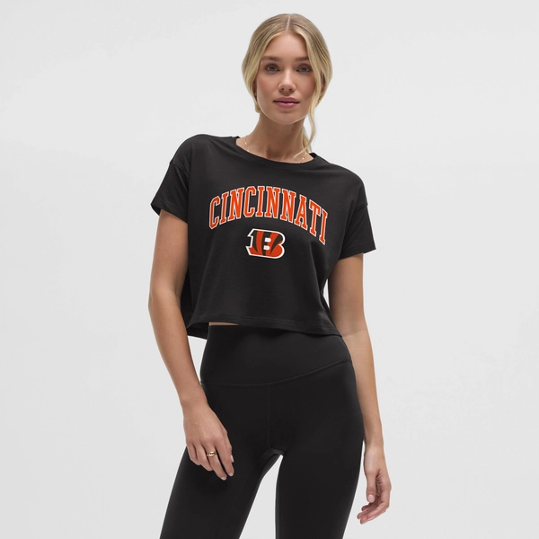 Women's Cincinnati Bengals lululemon Black Cates T-Shirt
