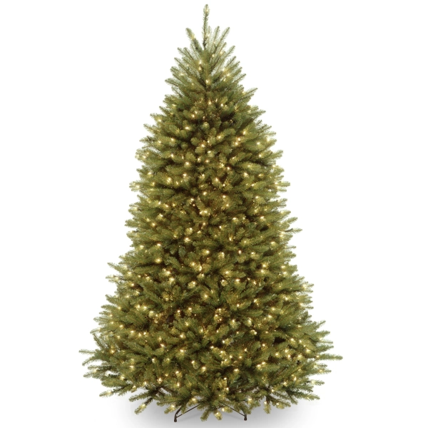 The Holiday Aisle® Dunhill Fir Tree with Clear Lights & Reviews | Birch Lane