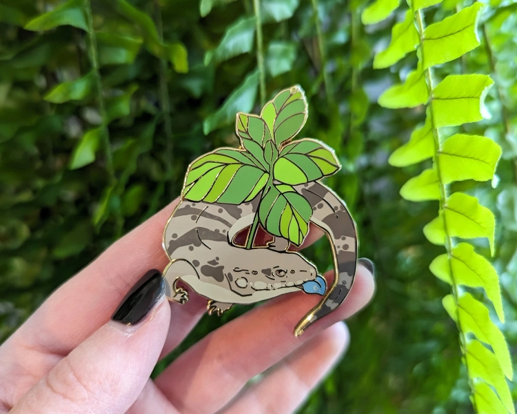 Blue Tongued Skink - Herpetoflora ii Enamel Pin Collection