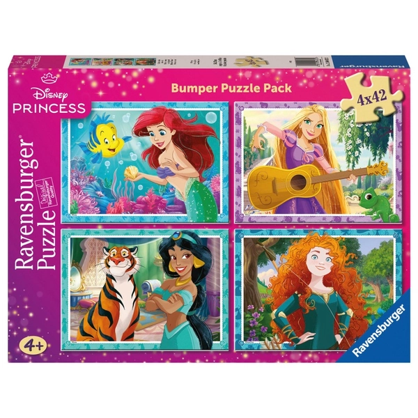 Ravensburger Disney Jigsaw Puzzles Bumper Pack 4 x 42 Pieces