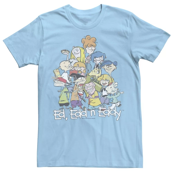 Men's Ed, Edd And Eddy Group Pile Graphic Tee