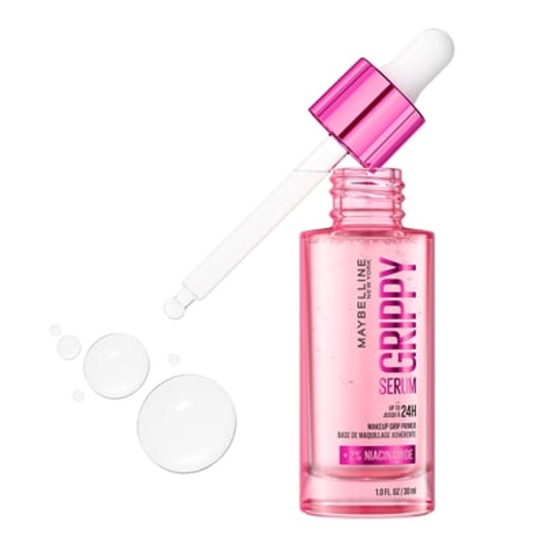 Maybelline Grippy Serum Makeup Grip Primer, 2% Niacinamide, 1 Kit