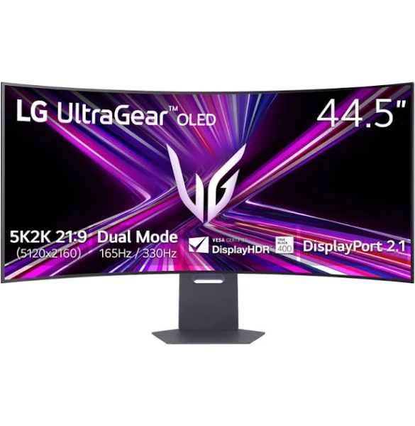 LG 45" Curved UltraGear OLED 5K2K 330Hz Gaming Monitor