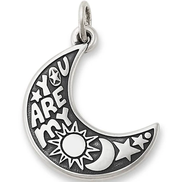 James Avery Sterling Silver You Are My Sun, Moon, and Stars Charm