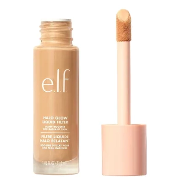e.l.f. Halo Glow Liquid Filter Highlighter - 5 Medium/Tan - 1.06 fl oz