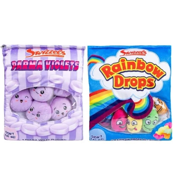 Swizzels Plush Snack Bag With 5 Adorable Sweet Plushies