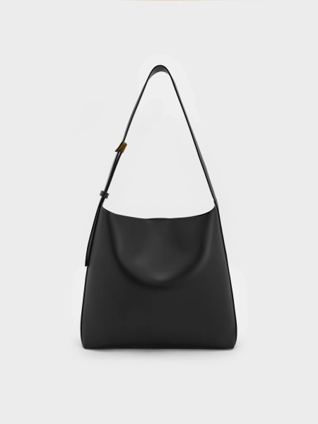 Black Edna Tote Bag