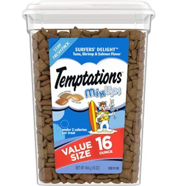 Temptations MixUps Crunchy and Soft Cat Treats