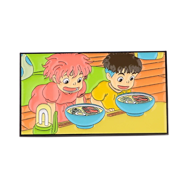 Ponyo on the Cliff Cute Badge Pin