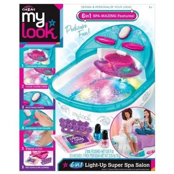 My Look 6-in-1 Light-Up Super Spa Salon Activity Kit