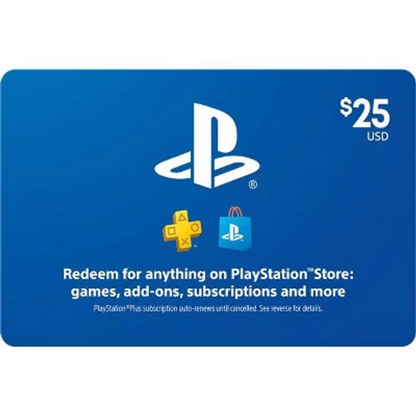 $25 Sony PlayStation Gift Card 