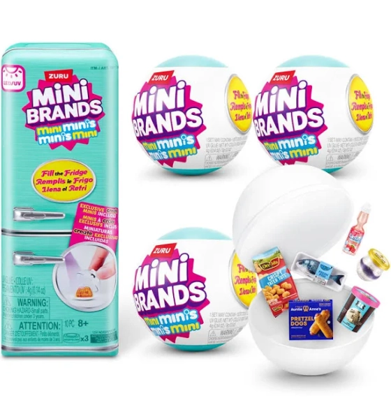 Mini Brands ZURU Fill the Fridge Playset