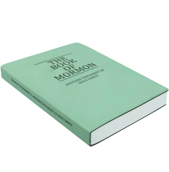 Leatherette Book of Mormon - Teal LDS Scriptures