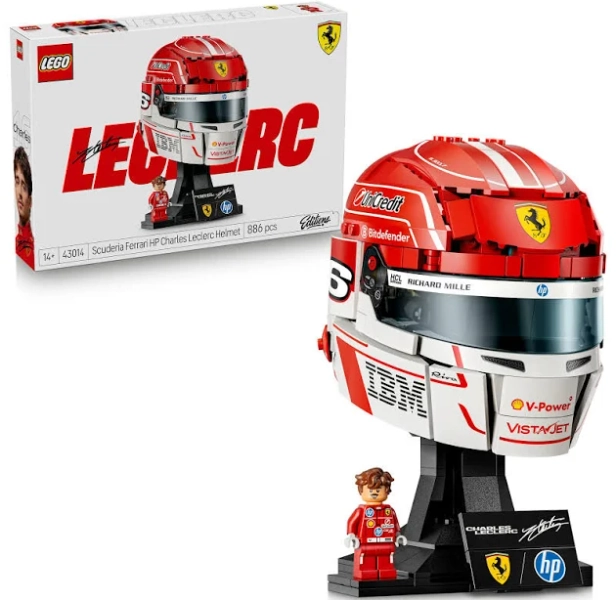 LEGO Scuderia Ferrari HP Charles Leclerc Helmet