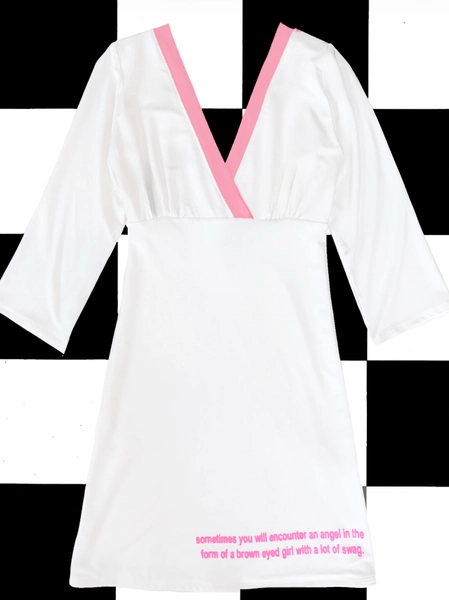 SWEET LORD O'MIGHTY! SWAG ANGEL DRESS IN WHITE