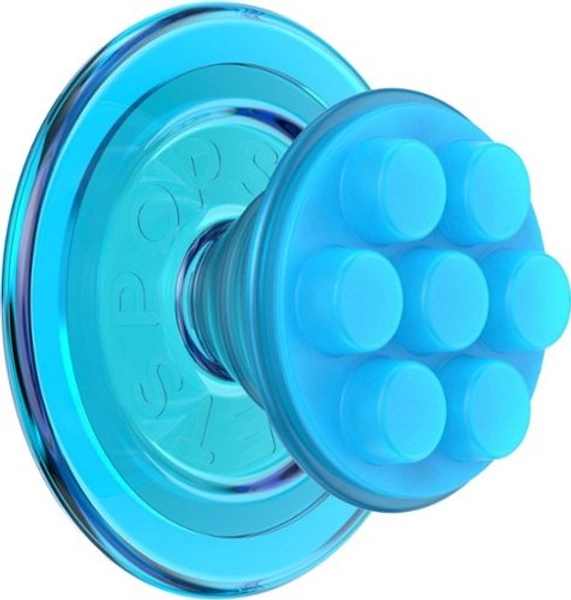 PopSockets - MagSafe PopGrip Universal Magnetic Grip & Stand with Adapter Ring for Cell Phones - Blue