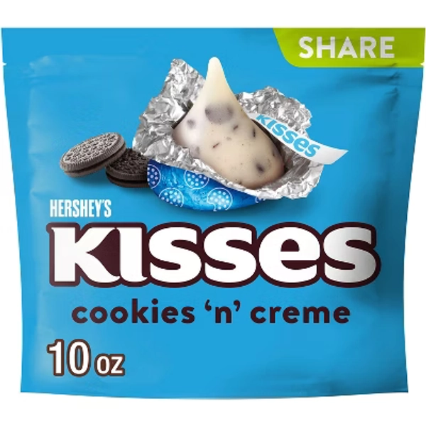 Hershey's Kisses Cookies and Creme Candy Share Pack - 10oz