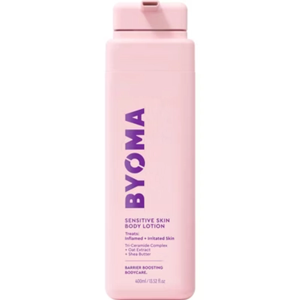 BYOMA Sensitive Body Lotion - 13.52 fl oz: Hydrating, Whole Body Application, Bottle with Ceramides, Unscented
