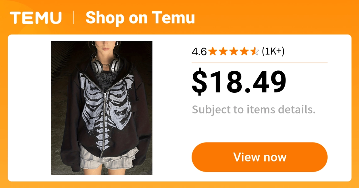 y2k gothic hooded sweatshirt white spine   print - Temu