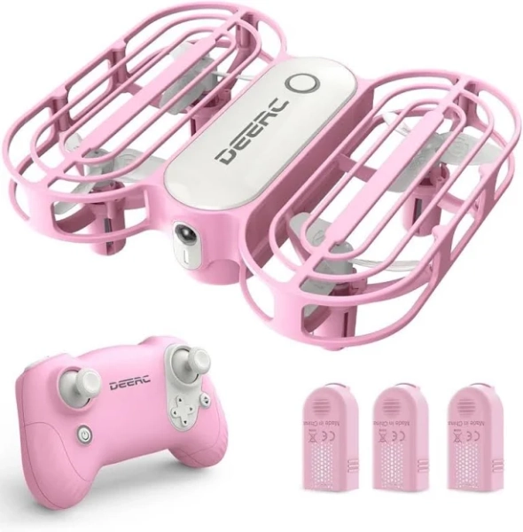 Mini Drone For Kids, Led Rc Beginners Quadcopter Throw To Go, Circle