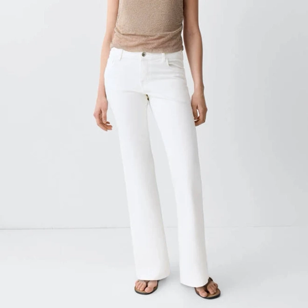 Mango Teen Regular waist Flare Jeans
