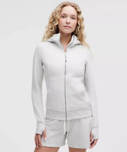 Scuba Full-Zip Hoodie - Heathered Core Ultra Light Grey - 8