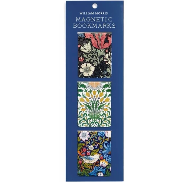 Galison William Morris Magnetic Bookmark Set