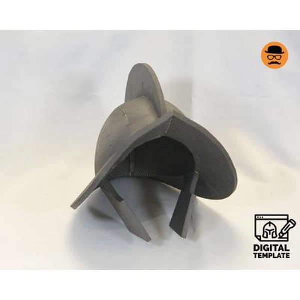 Conquistador helmet - DIY Printable EVA Foam Helmet Pattern for Cosplay, Scalable PDF Template