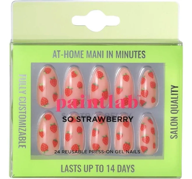 Paintlab So Strawberry Press-On Nails