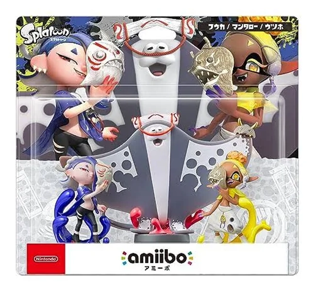 amiibo Deep Cut Set Fuuka/Utsuho/Mantaro Splatoon Series