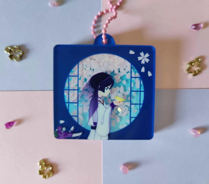 Sakura Sequin Wanderer/Kabukimono/Scaramouche Shaker Charm