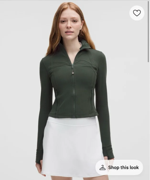 Define Cropped Jacket *Nulu - rain forest green - 2
