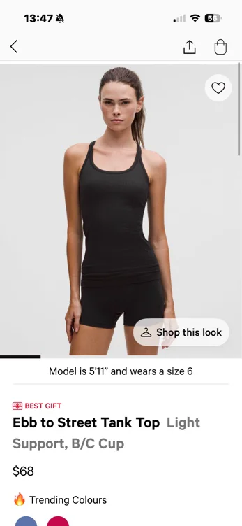 Ebb to Street Tank Top *Light Support, B/C Cup - White - 14