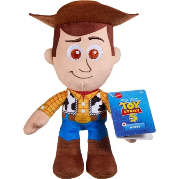 Disney and Pixar Toy Story 5 Woody Plush Toy, 8" Soft Doll