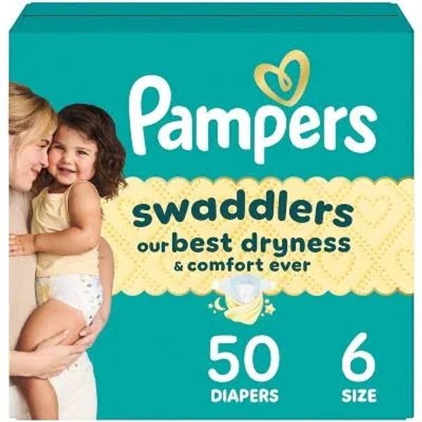 Pampers Diapers Swaddlers Size