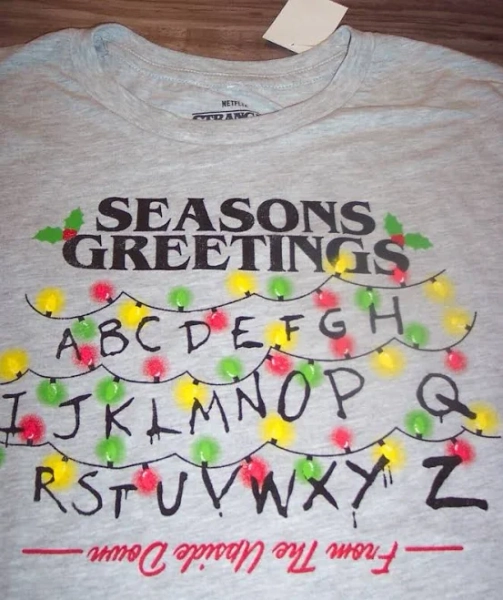 Stranger Things Christmas Lights T-Shirt