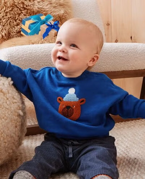 Baby Holiday French Terry Sweatshirt