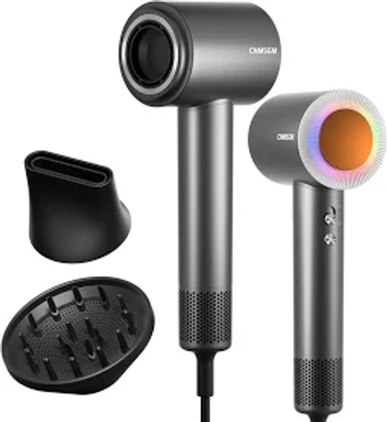 Hair Dryer, 160000 Rpm Professional High-speed Negative Ionic Care